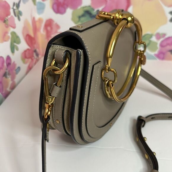 💯Authentic Chloe Nile Grey Small Crossbody Bag🍀 - Picture 9 of 17